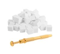 50 Pièces Pince à Ongles Éponge Mini Blocs Remplaçables | Accessoires Nail Art Ongles, Éponges à Ongles Portables, Application et Mélange pour Vernis ou Fard