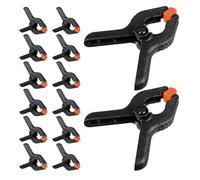 50 Pièces Pinces à Ressort pour Fond Photo, Clips Robustes en Plastique | Poignée de A, Dégagement Rapide, Maintien Multi-surface pour Toiles, Panneaux Mousse, Tournages Vidéo et Menuiserie