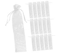 50 Pièces Pochette Organza pour Éventails Pliants de Rangement Maille avec Cordon de Serrage de Transport pour Éventails Pochettes pour Festivals Événements