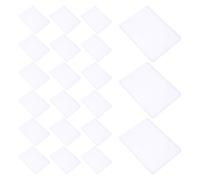 50 Pièces Pochettes Rigides Transparentes pour Cartes, Plastique Dur | Protection des Coins, Rangement des Collections, Format 4x3 Pouces, pour Cartes à Collectionner