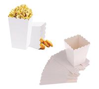 50 Pièces Popcorn Boîtes, Boîtes à Pop-Corn, Boites à Popcorn et Bonbons, Partie Carton Bonbon Conteneur, pour Placer Collations, Pop-corn edans Théâtres, Cinémas, Carnavals
