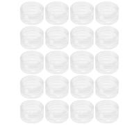 50 Pièces Pot de Crème Cosmétique 3g en Ps, Réutilisable | Protection la Lumière Directe, Empilable et Pratique, pour Lotion et Petits Échantillons de Beauté