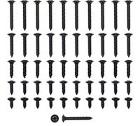 50 pièces pour intérieur | extérieur | moulage | lunette | garniture | panneau de porte | garniture de toit | tableau de bord | console | plaque de seuil | vis cruciformes | Matériel OEM | Noir #8