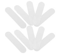 50 Pièces Présentoir à Ongles Oval en Acrylique pour Faux Ongles | Bande D'affichage Transparente, pour Consultation Client et Salon de Manucure, Forme Réaliste
