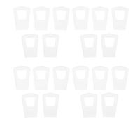 50 Pièces Protège-fermeture Éclair Blanc en Silicone | Réutilisable, Réduit les Frottements Accrochages, pour Costumes et Jeans, Lavage Professionnel