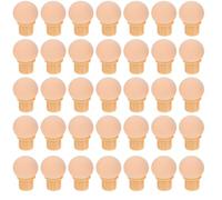 50 Pièces Recharges D’éponges à Ongles Ombré, Beige Rond | Plastique et Mousse, Effets Dégradés sans Mélange, Accessoire Portable pour Retouches Maison ou Salon