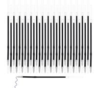 50 Pièces Recharges de Stylo Rétractables 0,7 mm Remplacement des Recharges Recharges de Stylo à Bille Gel Recharges Stylos à Encre pour Stylos Rétractables 107 mm de Longueur (Bleu)