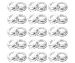 50 Pièces Rondelle de Sécurité pour Moyeu de Vélo M8 | Installation Rondelle Conique D’essieu, Protection Poussière et Eau, Usage Avant et Arrière