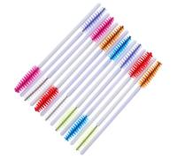 50 Pièces/Sac Cils Cosmétiques Pinceaux Ensemble Outils De Maquillage Jetable Sourcil Brosse Mascara Baguette Applicateur Spoolers