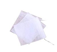 50 pièces sachets Filtre à thé vides Poche Filtre à thé Vide avec Cordon 9 * 7cm, Blanc créatif et utile Fashion Design