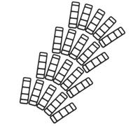 50 Pièces Sangle de Fixation, Caoutchouc Noir | Montage Rapide, Maintien Stable, Pose Simple sans Perçage ni Colle, Compatible Rétroviseur Voiture