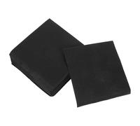 50 Pièces Serviettes de Cocktail Noires Jetables 10x10 en Papier | Bords Nets, sans Agents Fluorescents, Résistantes à L’effilochage, pour Restaurants et Remise