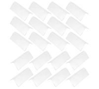 50 Pièces Support de Panneau en L Acrylique Transparent | Double Affichage, Changement D'information Facile, Base Renforcée, pour Comptoirs Électroniques et Tables