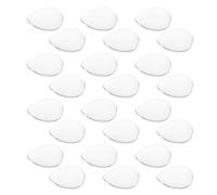 50 Pièces Tableau D'affichage Goutte en Verre Transparent | Présentoir à Ongles, Comparaison Rapide des Teintes, Usage Professionnel, Pièces Portables