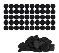 50 Pièces Tampon De Chaise,Protège Pied De Chaise,Patin,Patins en Feutre,Tampon Chaise,Patin Meuble,Tampon Meuble,Patin Feutre,Patins pour Meubles Auto-Adhésifs,Rond(15mm)