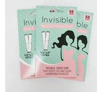 50 pièces Tampons antidérapants transparents, convenant pour le col de chemise, la lingerie et les sous-vêtements pour femmes anti-exposition, tampons adhésifs invisibles sans couture Papetier