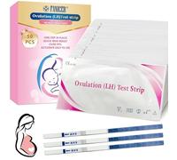 50 Pièces Test Ovulation, Sensibilité Optimale Test D'ovulation de 25 miu/ml, Tests D'ovulation et de Fertilité, Tests D'ovulation pour L'ovulation, Test de Fertilité Féminine de la Famille