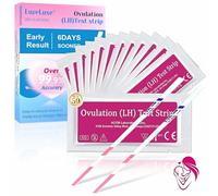 50 Pièces Tests d'Ovulation, Tests D'ovulation et de Fertilité, Tests d'ovulation pour Fertilité Femme, Détection Rapide, Méthode pratique pour mieux comprendre son corps et son cycle