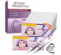 50 Pièces Tests Précoces de Grossesse,Détection Précoce de la Grossesse,Test de Grossesses,Pregnancy Test，Pratique et Rapide,HCG Test de 10 mIU/ml