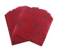 50 Pièces Tissu de Scellement pour Bocal à Vin, Carré 18cm, Rouge | Toile en Tissu pour Récipients Céramiques, Usage Domestique, Aide à Fermentation Stockage