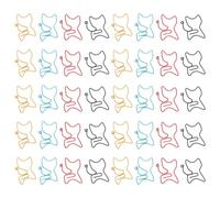 50 Pièces Trombones Créatifs en Métal Forme Chat, Marque-pages | Clips de Notes, Usage Papier au Bureau, Style Mignon, Fournitures de Bureau Pratiques Couleur Aléatoire