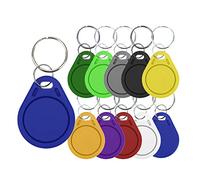 50 PièCes UID 13.56MHz 0 Secteur Inscriptible Carte à Clone Modifiable Porte-CléS Intelligents Porte-CléS 1K S50 RFID ContrôLe D'AccèS