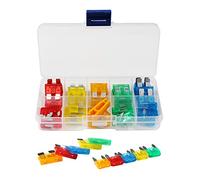 50 pièces voiture fusible Auto Standard Mini 5A 10A 15A 20A 30A lame fusible Kit moto bateau camion automobile lame fusible ensemble Câblage de protection