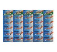 50 piles AG1 Eunicell Piles boutons alcalines - G1 LR60 LR621 Sr621 W 364 par pile bouton G
