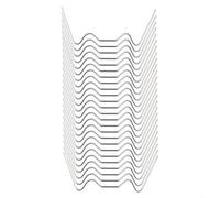 50 Pinces Fixation Vitre Serre pour robuste Type Z 50 Pinces(50 W-glazing clips)