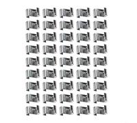 50 Pinces Fixation Vitre Serre pour robuste Type Z 50 Pinces(50 Z clips) | Acier inoxydable, type W, résiste intempéries, fixation , lot de 50 pour serre