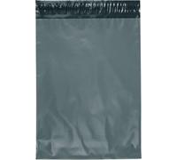 50 pochettes d'expédition en plastique autocollantes | 150 x 250 mm Sachets d'expédition gris avec fermeture autocollante | 15 x 25 cm Sachets d'expédition opaques en plastique pour vêtements et texti