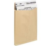 50 pochettes kraft 120g 275 X 365 mm 3 soufflets de 3 cm - Brun - Gpv
