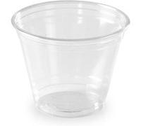 50 pots à dessert réutilisable 25cl transparent - aluplast pos25 Transparent G