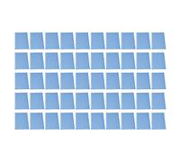 50 protecteurs de feuilles A5 mats, couverture de reliure en plastique PP translucide à 20 trous pour cahiers, rapports et présentations, résistant à l’eau et réutilisable (Bleue)
