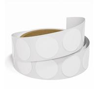 50 puces NFC Autocollants/NFC Tag Stickers NTAG215 NFC Tags nfc programmable pastille nfc tags 504 Octets Mémoire, Fonctionne avec Tous Les NFC Appareils Compatibles (Blanches/Rond)