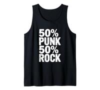 50% Punk 50% Rock Attitude pour Les Amateurs de Musique Débardeur