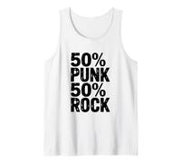 50% Punk 50% Rock Attitude pour Les Amateurs de Musique Débardeur
