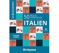 50 règles essentielles en italien - Cosimo Campa - Studyrama Eds - broché - Méthode de langue