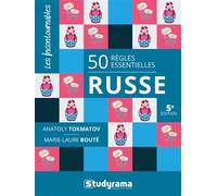 50 règles essentielles en russe 4e édition - Anatoly Tokmakov - Studyrama Eds - broché - Méthode de langue