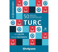 50 règles essentielles - turc 2e édition - Payam Yalçinkaya - Studyrama Eds - broché - Méthode de langue