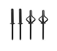 50 Rivets Aveugles, Rivets Pop à Expansion Triple en Aluminium, Rivets à Large Collerette de 4,0 mm, 4,8 mm et 6,0 mm for L'Assemblage de Plastique, Bois, Verre(4.8X16.0mm)