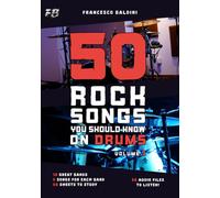 50 ROCK SONGS YOU SHOULD KNOW ON DRUMS (Volume 1)