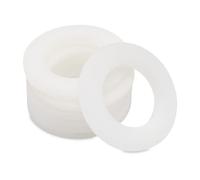 50 Rondelles/pièces d'écartement, similaire à DIN 125, plastique, couleur naturelle