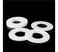 50 rondelles plates en PTFE - Entretoise d'étanchéité de bride de 1,25 mm d'épaisseur for joints de manomètre et de tuyaux d'eau(9x12x1.25mm)