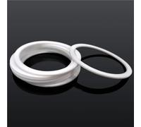 50 rondelles plates en PTFE - Entretoises de joint de 1,25 mm d'épaisseur for manomètres et raccords de tuyauterie d'eau | Solution d'étanchéité(9x12x1.25mm)