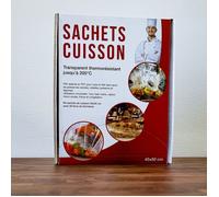 50 sachets cuisson taille 45 cm x 50 cm + liens de fermeture