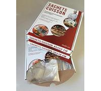 50 sachets cuisson taille 45 cm x 50 cm + liens de fermeture