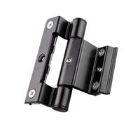 50 Series Broken Bridge Aluminum Hinge for Doors & Windows, Black/White(Black)
