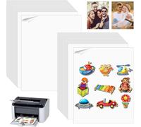 50 Sheets Self-Adhesive Printer, Printer Sticker Paper Is Self-Adhesive, Inkjet Printable Sheet For Inkjet/Laser Printer, Self-Adhesive Paper, Inkjet Sticker (A4)