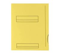 50 Sous-Dossier Oxford HV 2 Rabats A4 Kraft Jaune Pastel